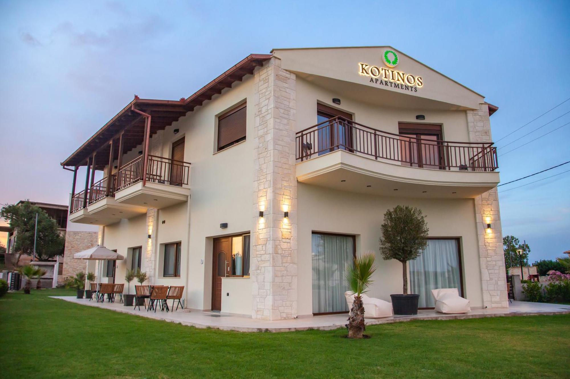 Kotinos Apartments Afytos Dış mekan fotoğraf