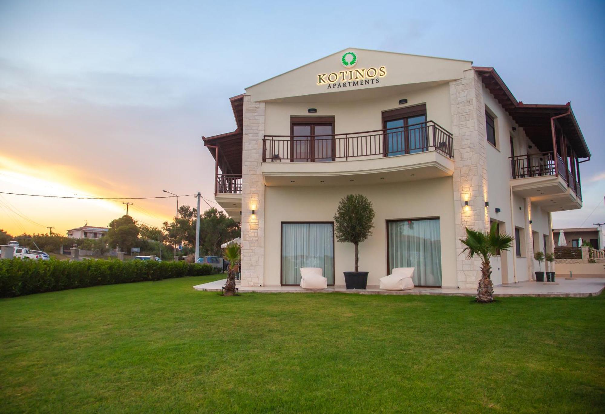 Kotinos Apartments Afytos Dış mekan fotoğraf
