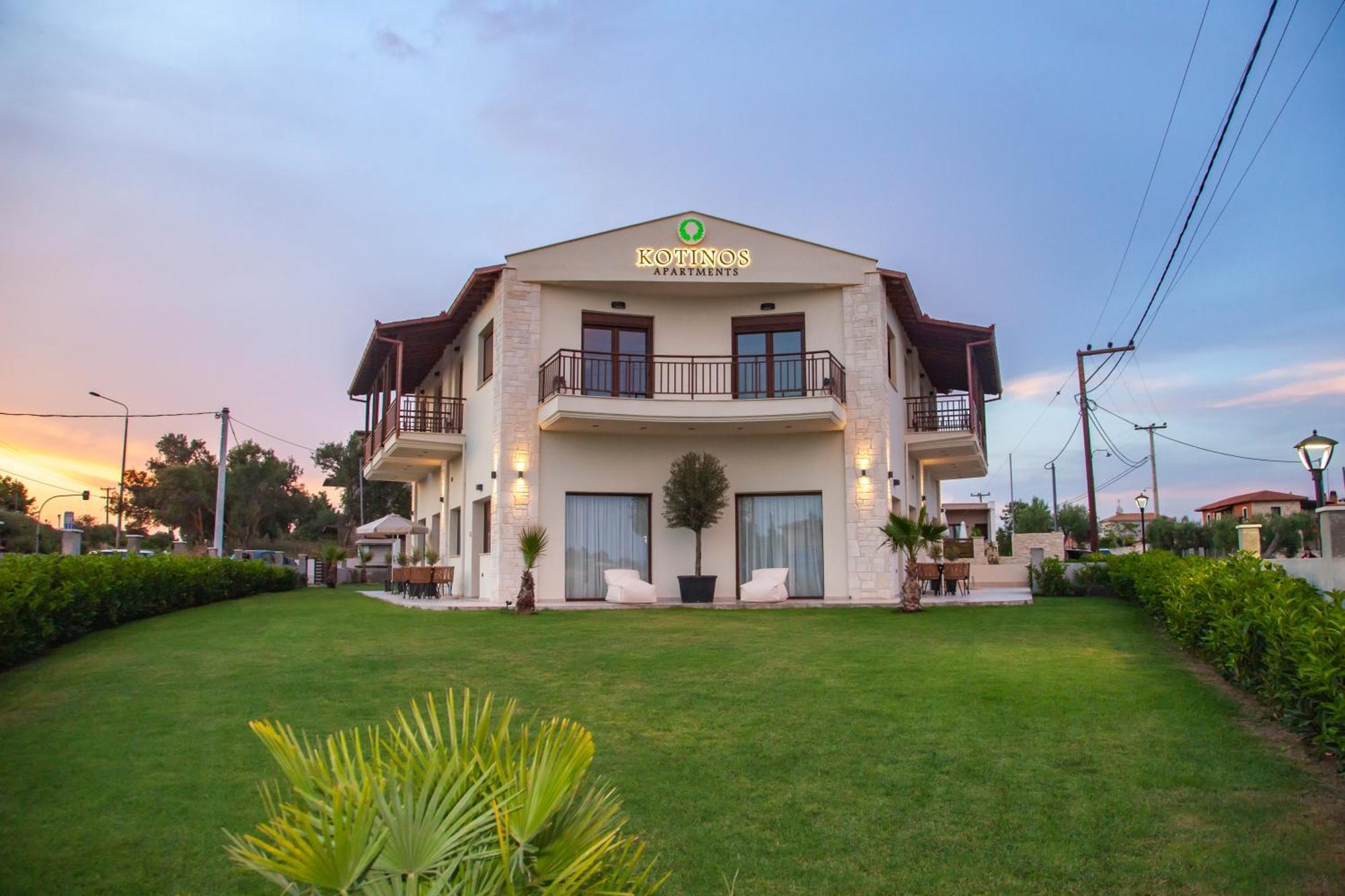 Kotinos Apartments Afytos Dış mekan fotoğraf